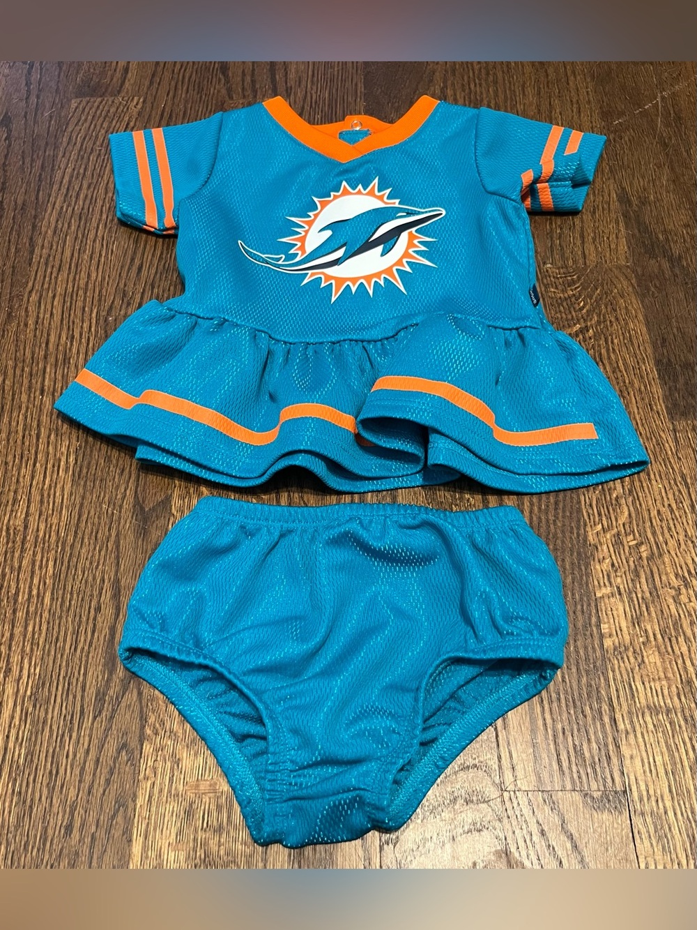 Infant NFL Team Apparel Miami Dolphins Dress